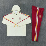 2026-27 Spain Khaki Windbreaker Suit (Hoodie)(风衣套装)