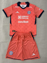 2026-27 Cruz Azul Orange Goalkeeper Kids Soccer Jersey