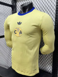 2026-27 Club America 110th Yellow Long Sleeve Player Version Soccer Jersey (长袖球员)