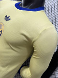2026-27 Club America 110th Yellow Long Sleeve Player Version Soccer Jersey (长袖球员)