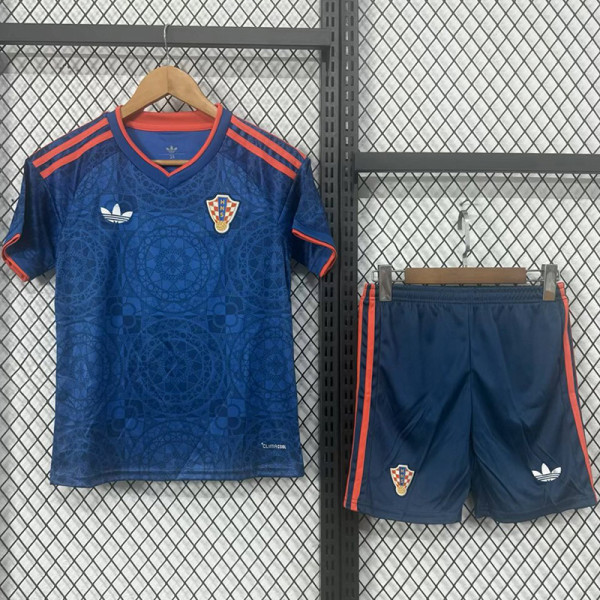 2026-27 Croatia AD Away Kids Soccer Jersey
