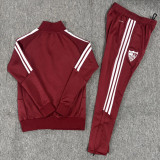2026-27 Sevilla Brown Red Jacket Tracksuit