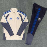 2026-27 Club America Khaki Half Pull Tracksuit (Pants Have Pocket)(半拉链)