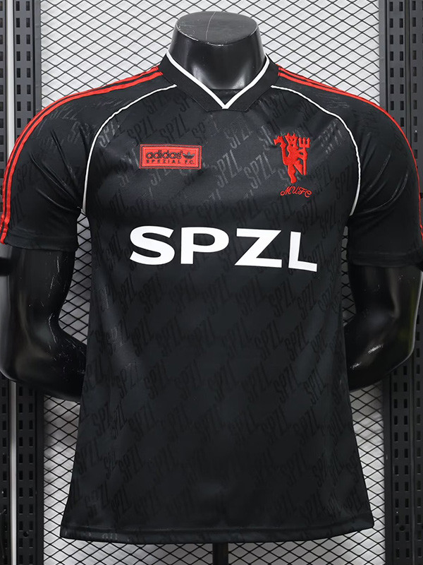 2026-27 Man Utd Black Casual Player Version Training shirts (SPZL)