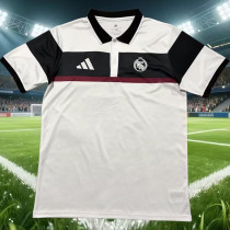2026-27 RMA White Polo Short Sleeve