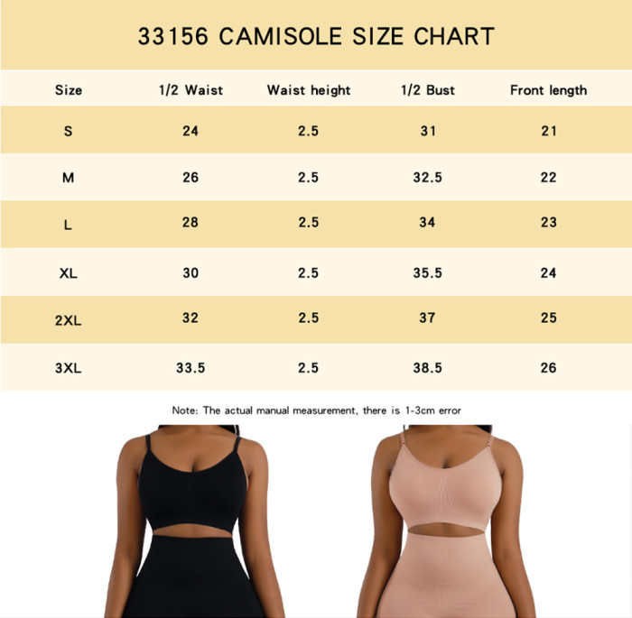 Seamless Camisole Sports Bra Tummy Control Butt Lift Shaper Shapewear Pants Two Piece Set