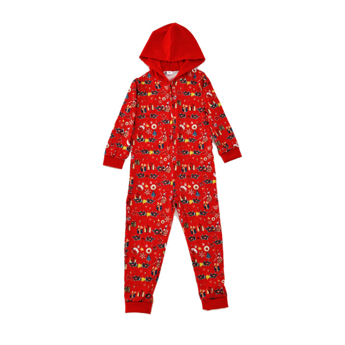 High-quality baby boys, girls, women's clothing, men's clothing, family one-piece Christmas pajamas