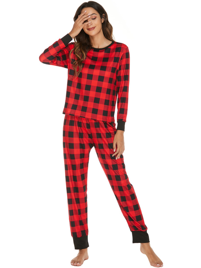Christmas Home Clothes Elk Pajama Two Piece Set