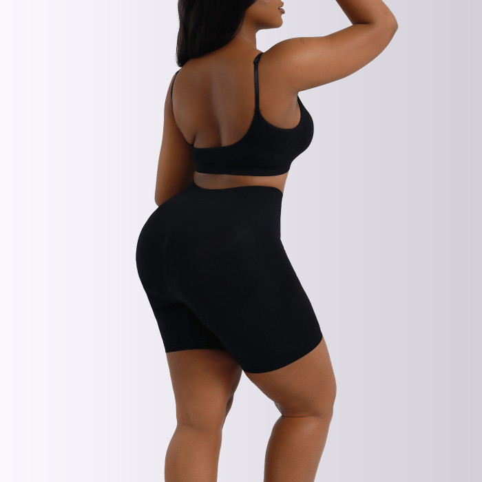 Seamless Camisole Sports Bra Tummy Control Butt Lift Shaper Shapewear Pants Two Piece Set