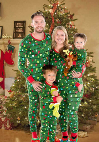 Christmas Loungewear Family Pajama Two Piece Set