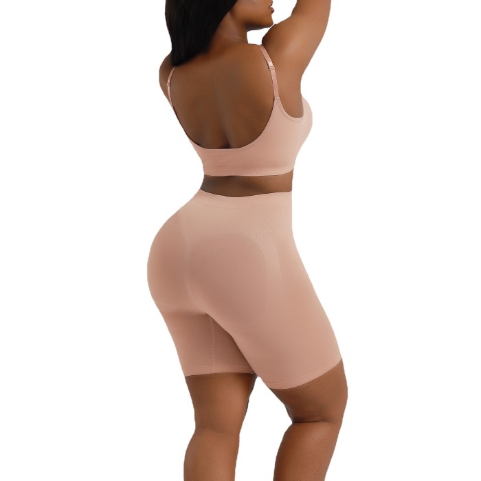 Seamless Camisole Sports Bra Tummy Control Butt Lift Shaper Shapewear Pants Two Piece Set