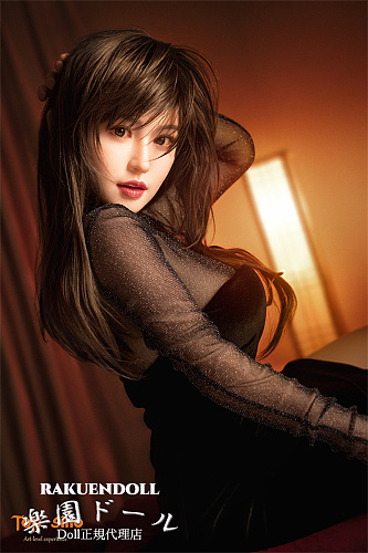 Topsino&RRSメイク限定| T17ヘッド & 163cm Fカップ シースルーの黒いドレスを着てる魅力的なリアルドール