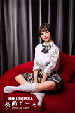 晚晚ヘッド & 158cm C-cup  シリコン頭部+TPEボディロり系ラブドール ボディー材質など選択可能