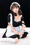 柠檬ヘッド & 148cm D-cup  シリコン頭部+TPEボディロり系ラブドール ボディー材質など選択可能