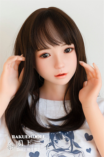 可可ヘッド & 148cm D-cup  シリコン頭部+TPEボディロり系ラブドール ボディー材質など選択可能