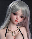 伊娜ヘッド & 100cm F-cup フルシリコン製ラブドール 肌色＆眼球色＆メイク＆ウィッグ＆衣装は宣材写真通り