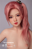 D2ヘッド & 130cm A-cup  シリコン頭部+TPEボディ ロり系ラブドール ボディー材質など選択可能