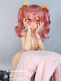 #57ヘッド ＆ 135cm AA-cup 細身タイプ 宣材写真はフルシリコン製ラブドール Aotume