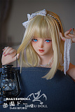 森铃ヘッド & 145cm D-cup TPE製ラブドール 肌色＆眼球色＆メイク＆ウィッグ＆衣装は宣材写真と同じ
