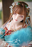 初夏ヘッド & 145cm D-cup TPE製ラブドール 肌色＆眼球色＆メイク＆ウィッグ＆衣装は宣材写真と同じ
