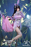小兔ヘッド & 163cm H-cup TPE製ラブドール 肌色＆眼球色＆メイク＆ウィッグ＆衣装は宣材写真と同じ