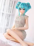 #68ヘッド ＆ 145cm B-cup TPE製ラブドール Aotume