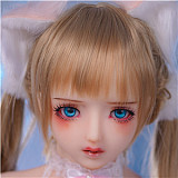 艾达ヘッド & 163cm H-cup TPE製ラブドール 肌色＆眼球色＆メイク＆ウィッグ＆衣装は宣材写真と同じ