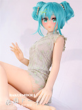 #68ヘッド ＆ 145cm B-cup TPE製ラブドール Aotume