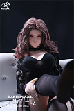 梅琳娜ヘッド & 163cm H-cup TPE製ラブドール 肌色＆眼球色＆メイク＆ウィッグ＆衣装は宣材写真と同じ