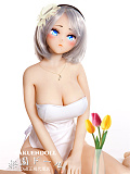#34ヘッド ＆ 155cm F-cup TPE製ラブドール Aotume