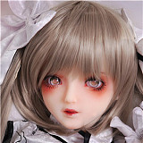 缇娜ヘッド & 163cm H-cup TPE製ラブドール 肌色＆眼球色＆メイク＆ウィッグ＆衣装は宣材写真と同じ
