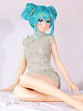 #68ヘッド ＆ 145cm B-cup TPE製ラブドール Aotume