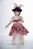 GB04ヘッド ＆ 110cm 平ら シリコン頭部+TPEボディ 宣材写真がリアルメイク付き axbdoll