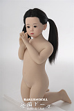 GA13ヘッド ＆ 88cm 平ら シリコン頭部+TPEボディ 宣材写真がリアルメイク付き axbdoll