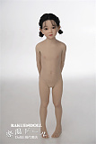 GB16ヘッド ＆ 110cm 平ら シリコン頭部+TPEボディ 宣材写真がリアルメイク付き axbdoll