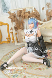 GD14Rッド ＆ 155cm C-cup シリコンドール waxdoll