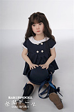 GB06ヘッド ＆ 110cm 平ら シリコン頭部+TPEボディ 宣材写真がリアルメイク付き axbdoll