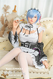 GD14Rッド ＆ 155cm C-cup シリコンドール waxdoll