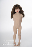 GB02ヘッド ＆ 110cm 平ら シリコン頭部+TPEボディ 宣材写真がリアルメイク付き axbdoll