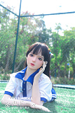 小鱼ヘッド & 145cm D-cup シリコン頭部+TPEボディ 肌色＆眼球色＆メイク＆ウィッグ＆衣装は宣材写真と同じ
