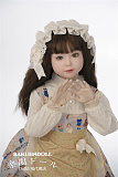 GB02ヘッド ＆ 110cm 平ら シリコン頭部+TPEボディ 宣材写真がリアルメイク付き axbdoll