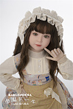 GB02ヘッド ＆ 110cm 平ら シリコン頭部+TPEボディ 宣材写真がリアルメイク付き axbdoll