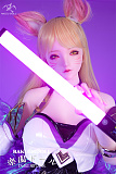 狸儿ヘッド & 163cm H-cup シリコン頭部+TPEボディ 肌色＆眼球色＆メイク＆ウィッグ＆衣装は宣材写真と同じ