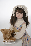 GB02ヘッド ＆ 110cm 平ら シリコン頭部+TPEボディ 宣材写真がリアルメイク付き axbdoll