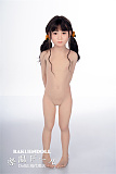 GB47ヘッド ＆ 110cm 平ら シリコン頭部+TPEボディ 宣材写真がリアルメイク付き axbdoll