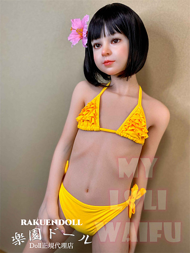 Myloliwaifu JULIEヘッド & 126cm AA-cup  職人メイク選択可能 ロり系ラブドール シリコン頭部+TPEボディ