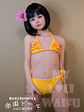 Myloliwaifu JULIEヘッド & 126cm AA-cup  職人メイク選択可能 ロり系ラブドール シリコン頭部+TPEボディ