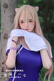J14ヘッド & 148cm D-cup シリコン頭部+TPEボディ FUdoll