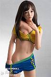 青柠ヘッド & 158cm C-cup  シリコン頭部+TPEボディロり系ラブドール ボディー材質など選択可能