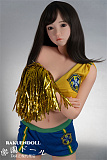 青柠ヘッド & 158cm C-cup  シリコン頭部+TPEボディロり系ラブドール ボディー材質など選択可能